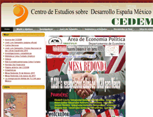 Tablet Screenshot of cedem.org