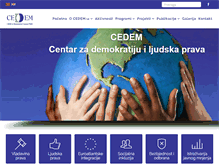 Tablet Screenshot of cedem.me